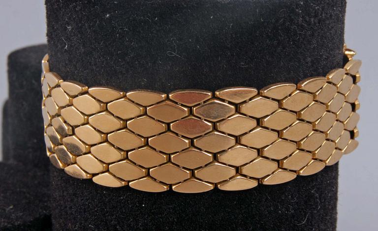 ARMBAND, 18K guld.
