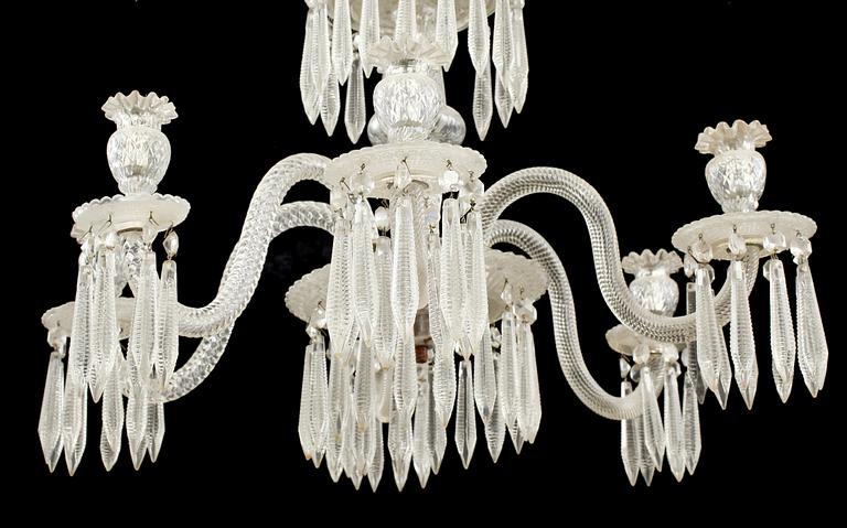 LJUSKRONA, venetiansk stil, 1900-talets första hälft, höjd 92 cm.