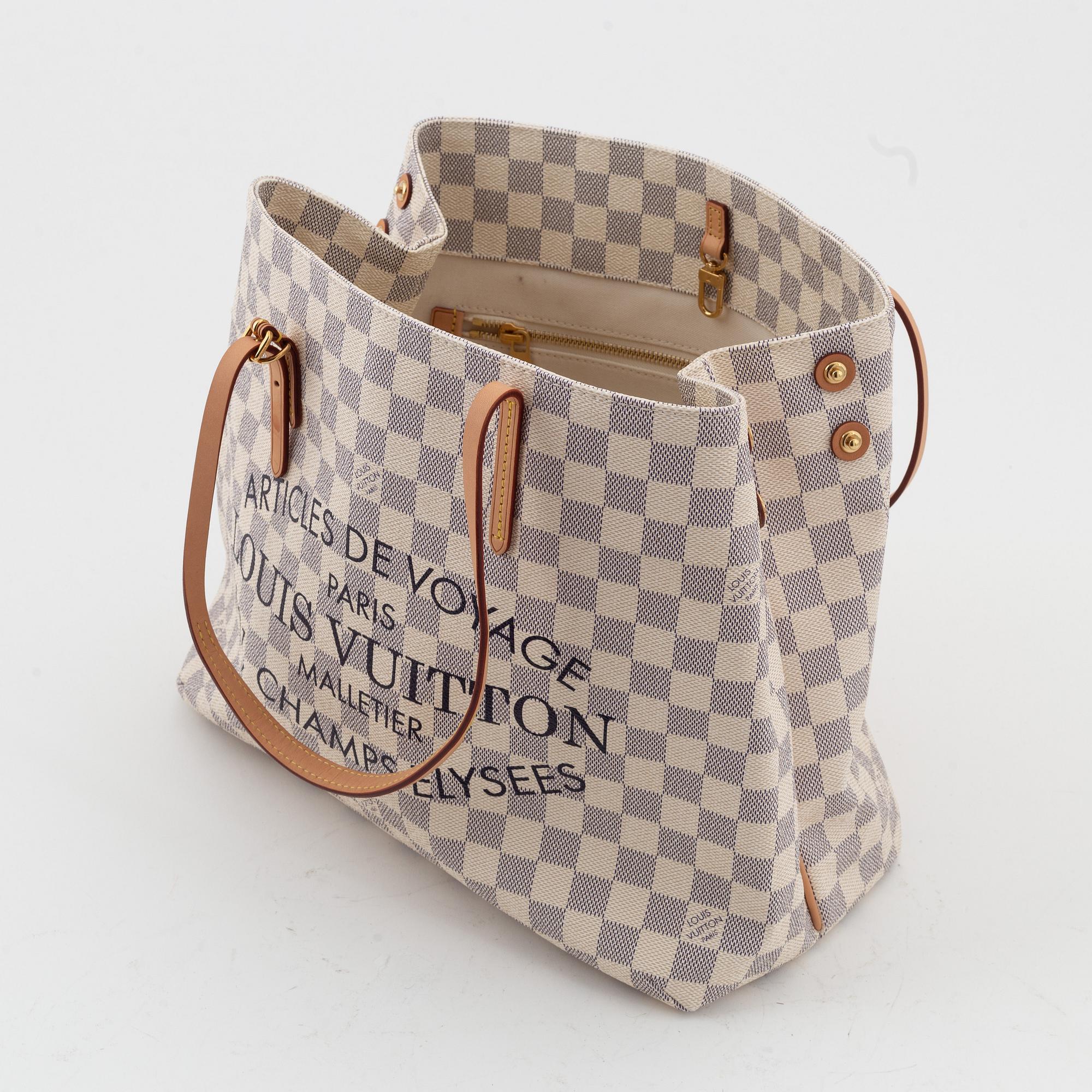Louis Vuitton, a Damier Azur 'Cabas Adventure' tote bag, 2014.