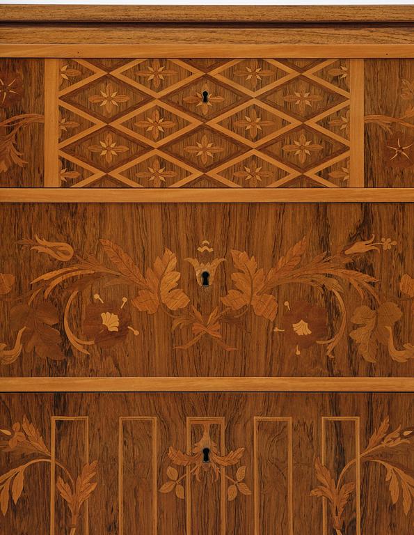 Carl Malmsten, byrå, utförd av snickarmästare Albin Johansson, Stockholm, 1943.