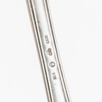 Bestick, 23 st, silver, "Fransk Lilja", C.G.Hallberg, Stockholm, 1901.