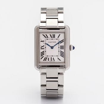 Cartier, Tank Solo, rannekello, 24 x 24 (31) mm.