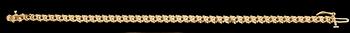 ARMBAND, 14k guld med briljantslipade diamanter, totalt ca 3.43 ct, utländska stämplar. Vikt 15 g.