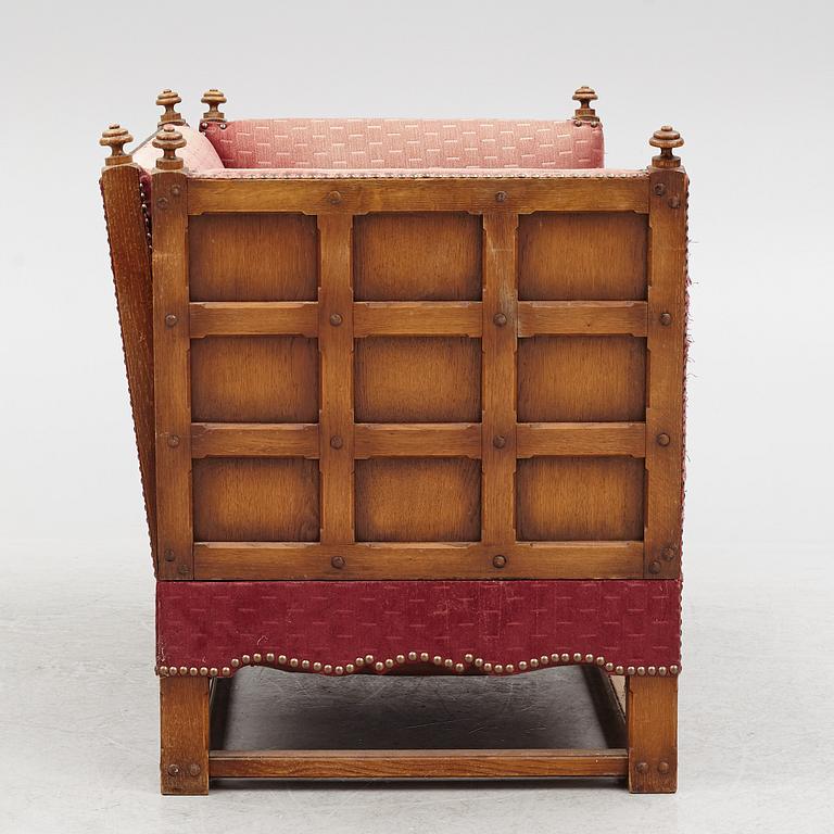 Elias Barup, sofa "The Spanish Furniture", Gärsnäs 1920s-30s.