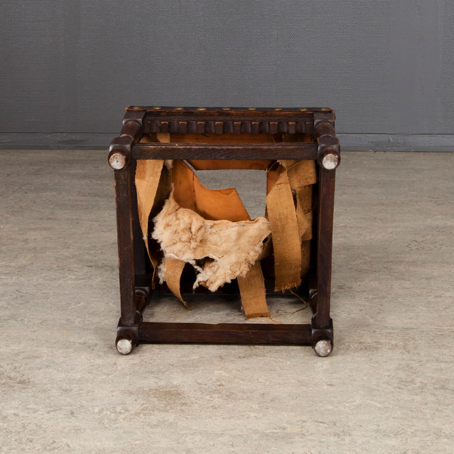 KARMSTOLAR, 2 st, och STOLAR, 6 st, barockstil, 1800-talets slut.