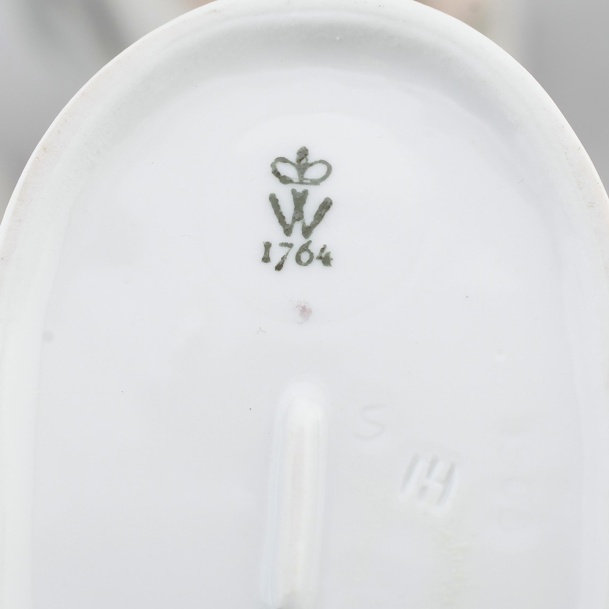 FIGURER, 4 st, porslin, Royal Dux, Wallendorf och Schaubachkunst.
