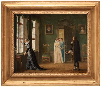 809. Pehr Hilleström, Ebba Brahes betrothal to Jacob de la Gardie.