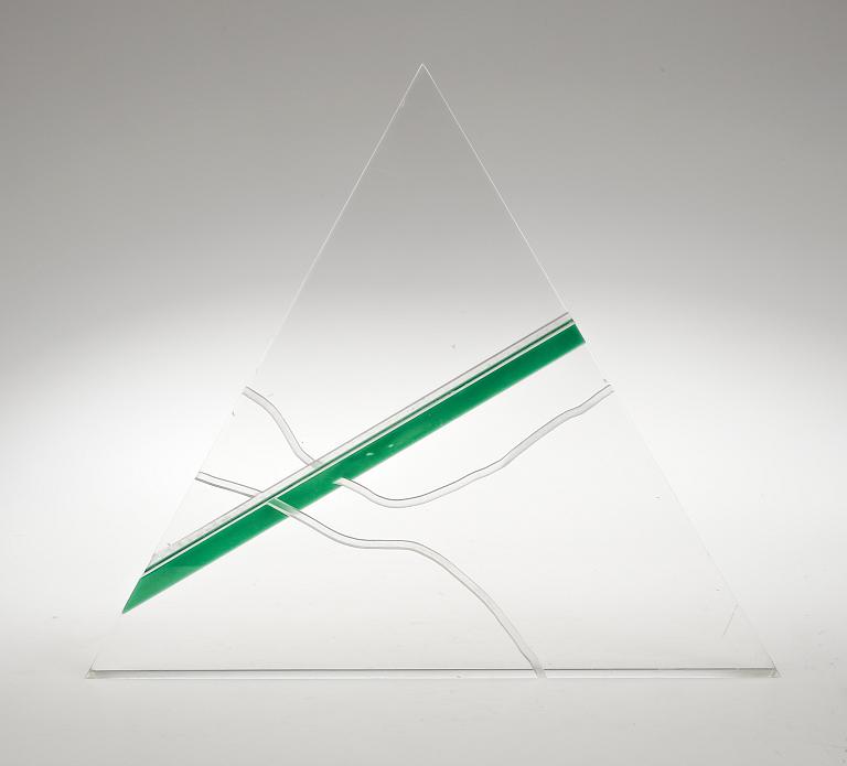 AXEL KNIPSCHILD, multipel, plexiglas. Signerad och daterad 1975.