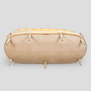 An 8-piece Gustavian style furniture set, late 19th century.