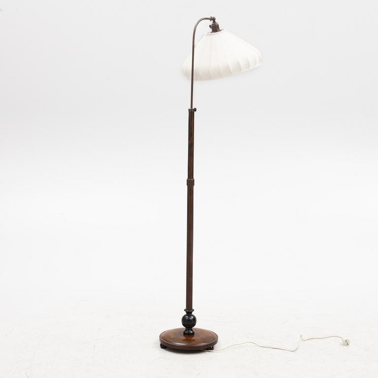 Floor lamp, functionalist style, 1930s/40s.