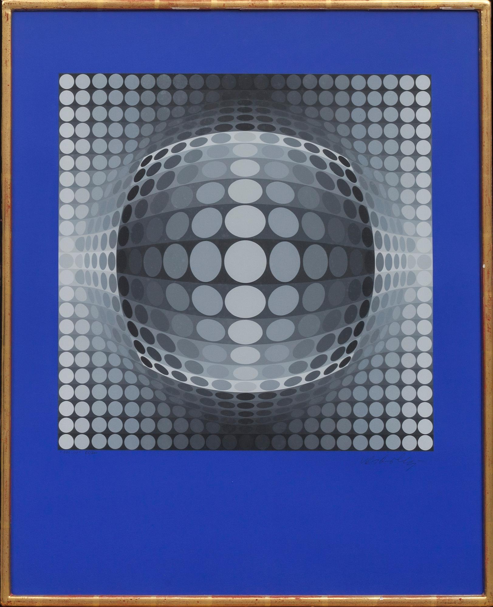 VICTOR VASARELY, färgserigrafi, signerad och numrerad 86/200.