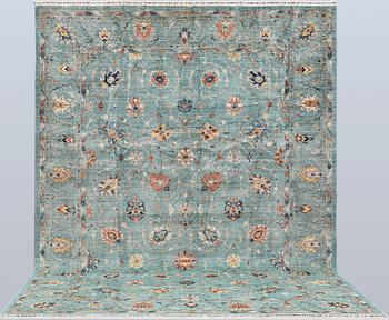 A carpet, Ziegler design, approx. 370 x 277 cm.