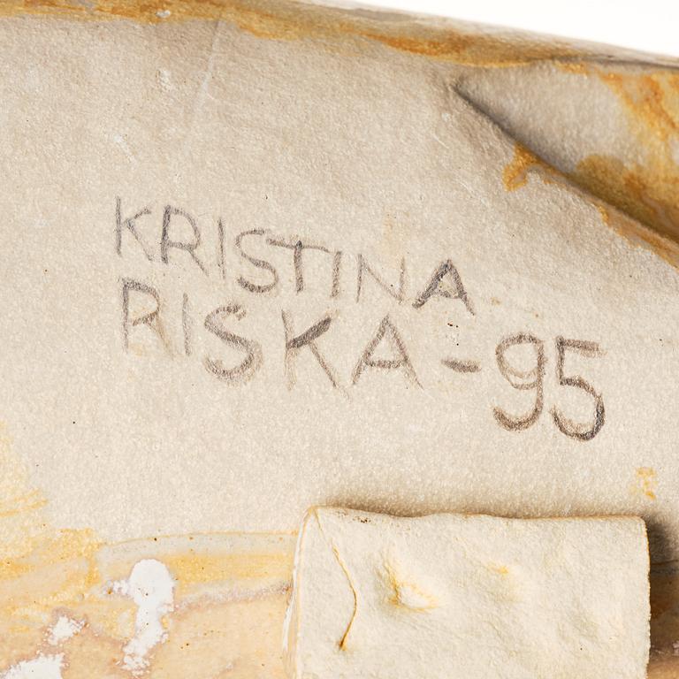 Kristina Riska, skulptur, "Wala 1", utförd i egen studio, Finland 1995.
