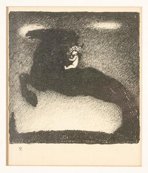 JOHN BAUER, litografi.