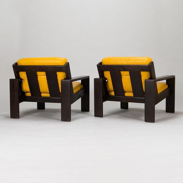 Esko Pajamies, a pair of 1970's 'Bonanza' armchairs for Asko.