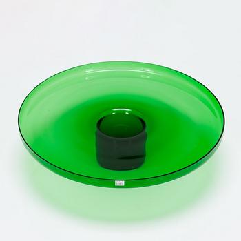 Oiva Toikka, kynttilänjalka/maljakko, "Majakka", signeerattu Notsjö Nuutajärvi.