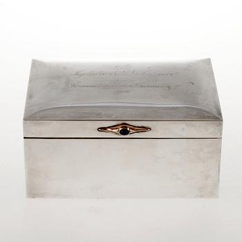 CIGARETTSKRIN, silver, GAB, Stockholm, 1914.