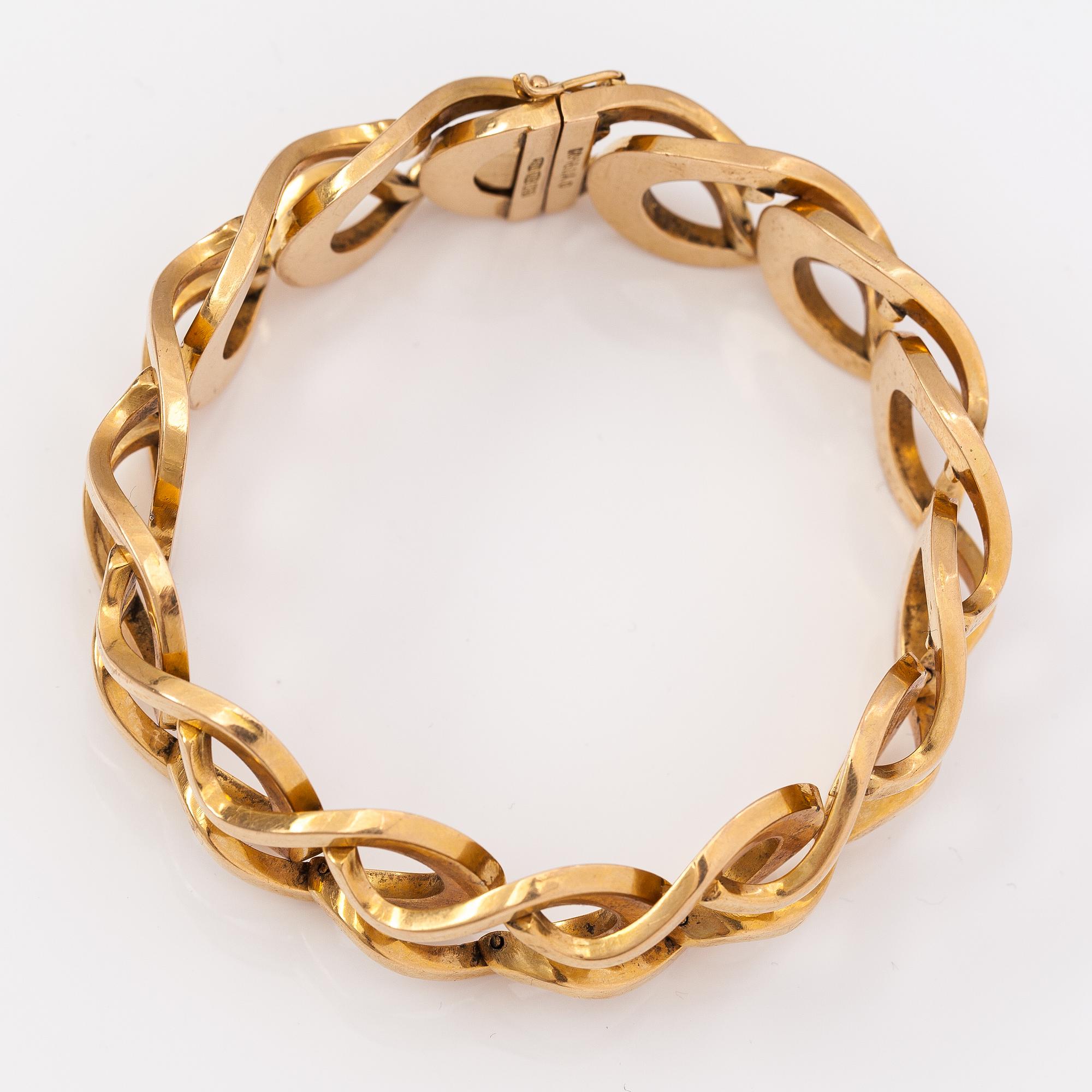 Brevettato, Armband, 18K guld. Vicenza, Italien.