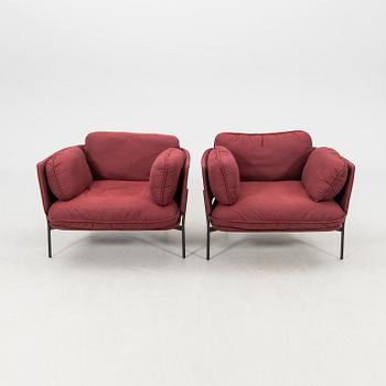 Luca Nichetto, a pair of "Cloud" armchairs for &tradition Denmark, 2020s.