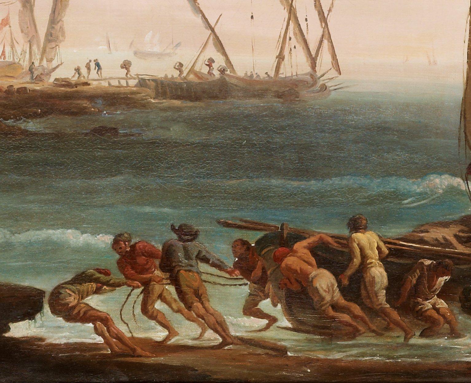 Johan Sevenbom, Cappriccio av en mediteriansk hamn.