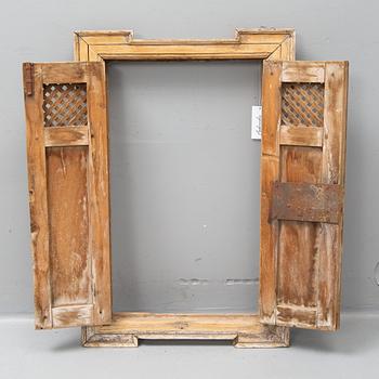 A 1800's wooden window from Spain.