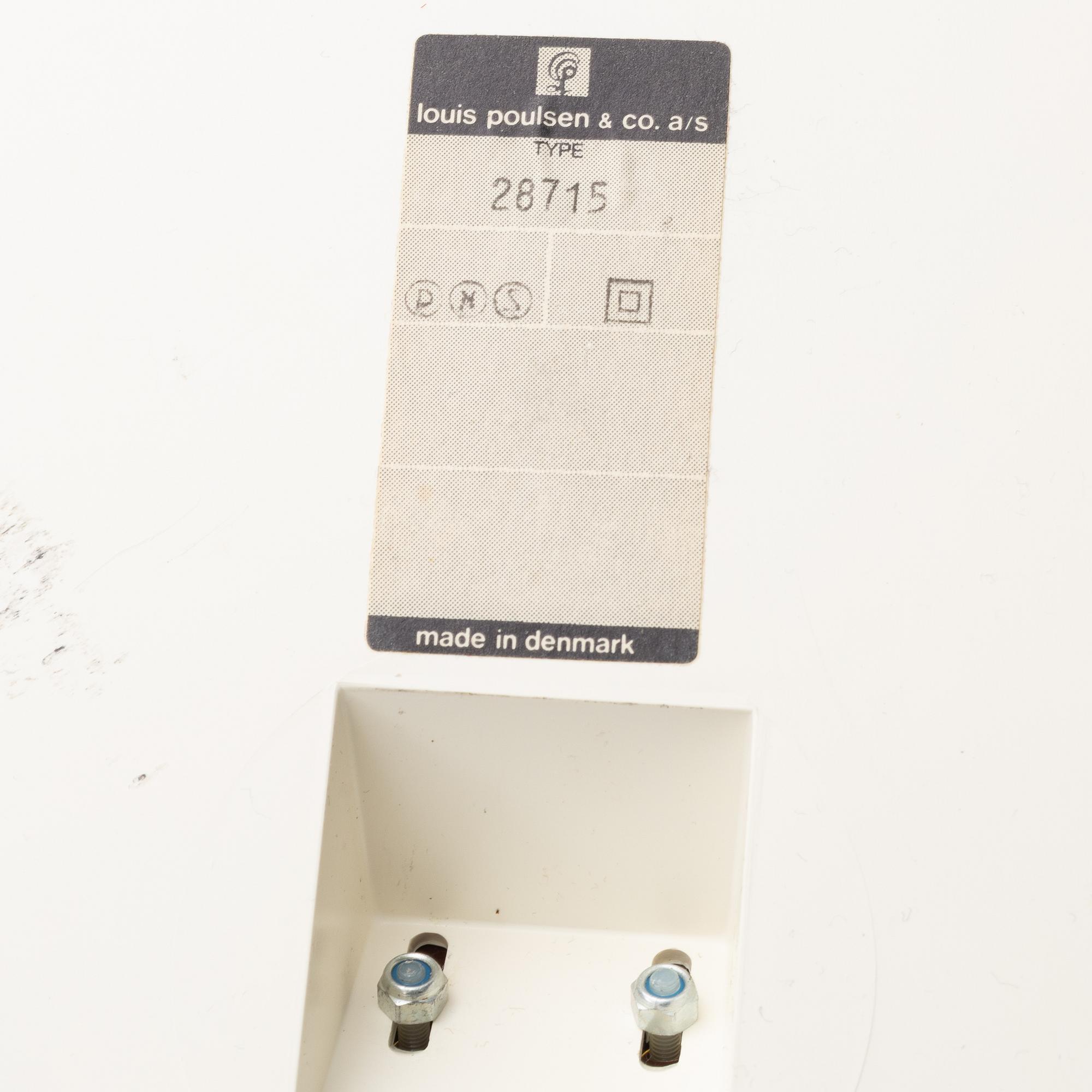 Verner Panton, golvlampa, "Panthella", Louis Poulsen, Danmark, sent 1900-tal.