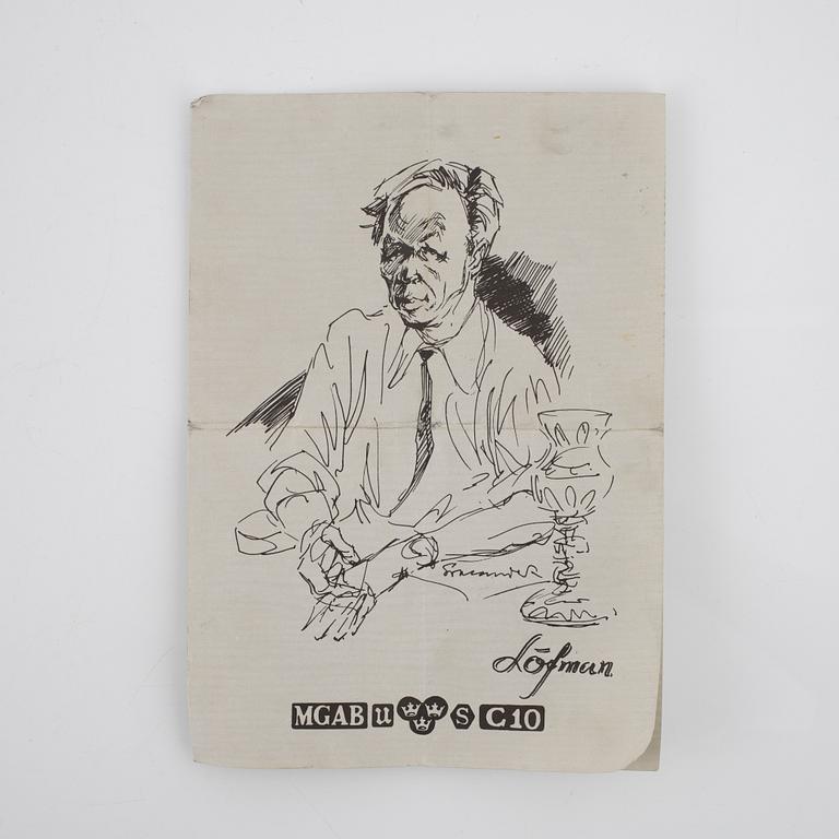 Eric Löfman,  a silver bonbonnière, mark of MGAB, Uppsala 1983. No. 7 out of 10.