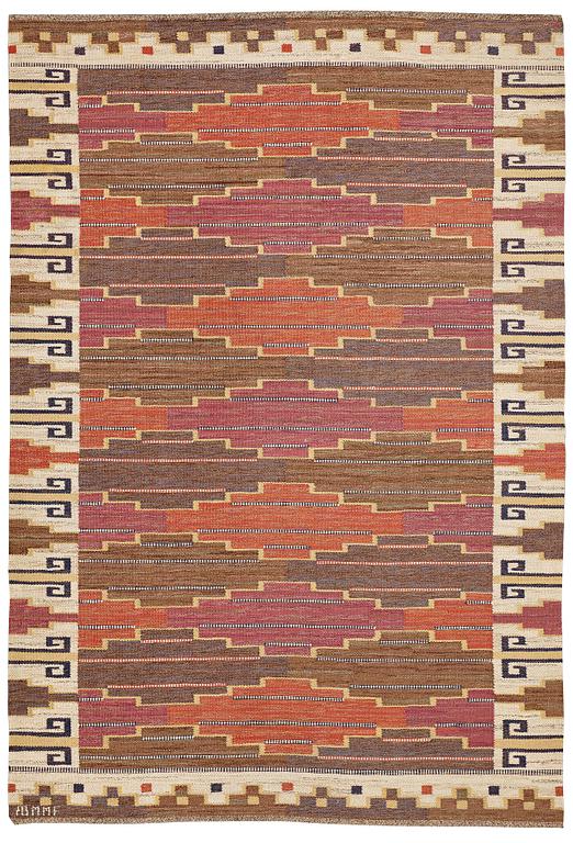 Märta Måås-Fjetterström, A CARPET, "Bruna heden", flat weave, ca 305,5 x 207,5 cm, signed AB MMF.