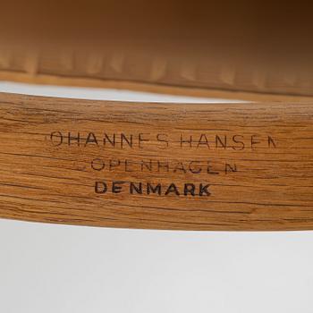 Hans J. Wegner, karmstolar, ett par, "The Chair"/"JH 501", Johannes Hansen, Danmark, 1950/60-tal.