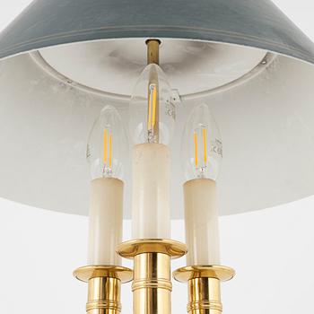 A brass Bouillotte table lamp mid 20th century.