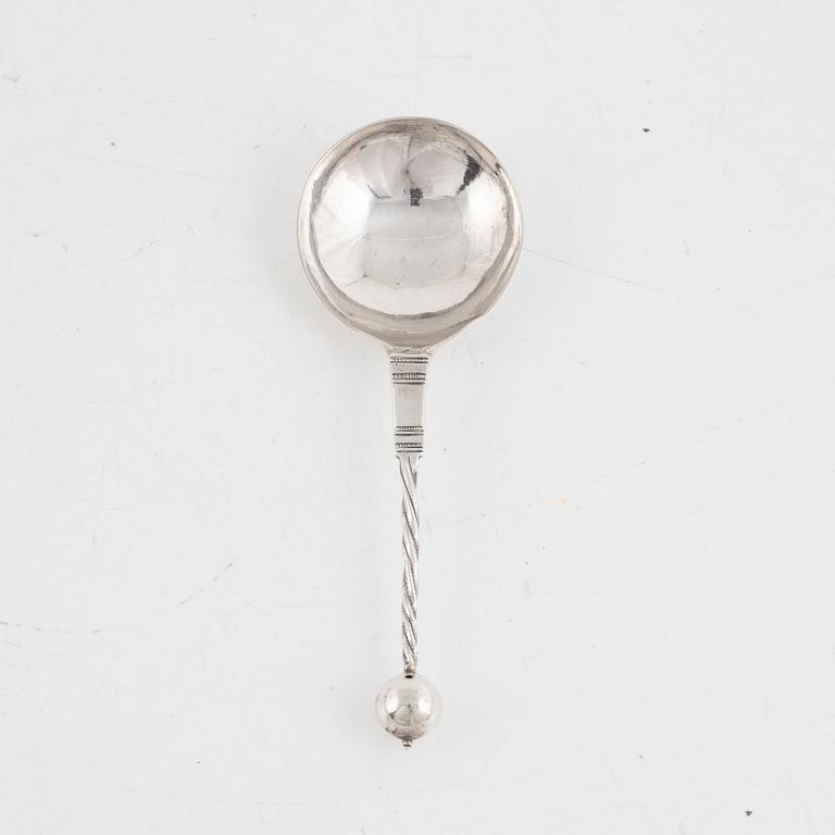 Spoon, silver, likely Norway 18th/19th Century.