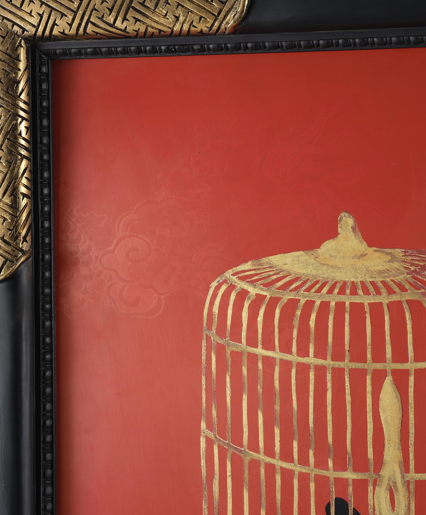 Bui Huu Hung, 'Royal Lady with Bird Cage'.