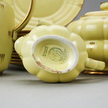 SERVISDELAR, 26, delar, flintgods, "Royal", Arthur Percy, Gefle. I produktion 1952-1960.