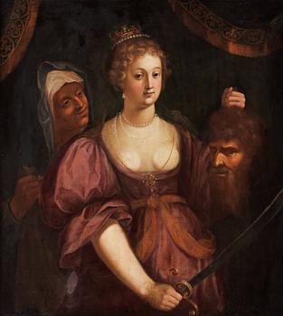 902. Flemish school 16th/17th Century, Judith with the head of Holofernes.