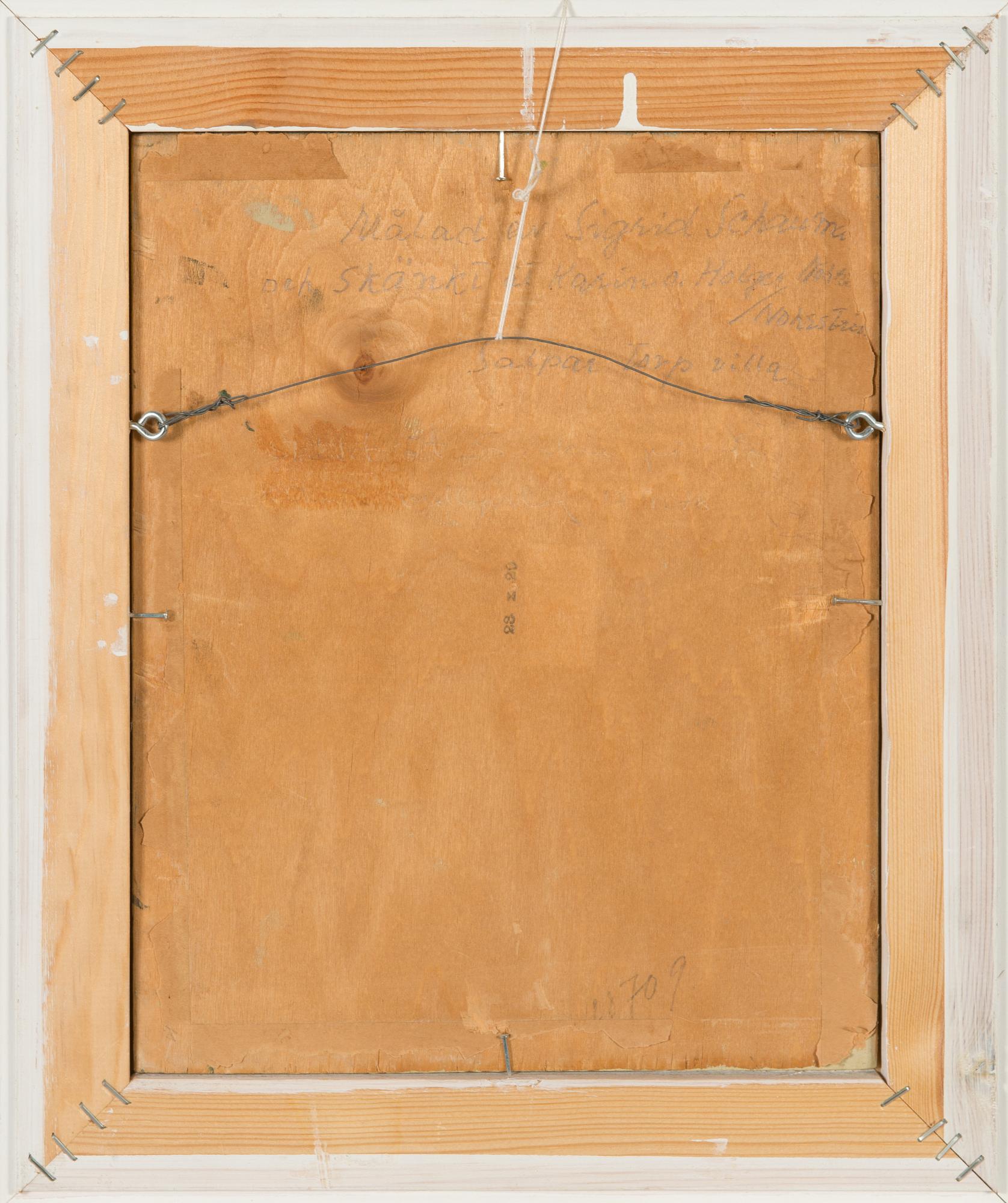 Sigrid Schauman, Garden view.