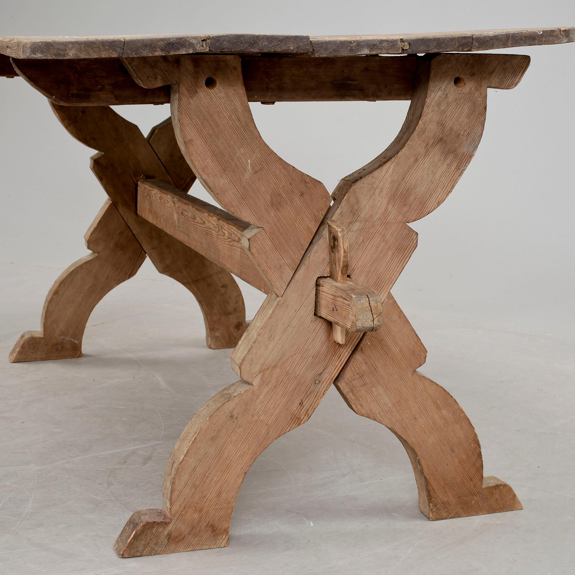 BOCKBORD, Dalarna, 1700/1800-tal.