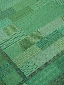 Marianne Richter, MATTA. "Fasad Grön". Rölakan. 273,5 x 236,5 cm. Signerad AB MMF MR.