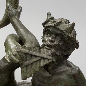 LUDWIG HASSELRIIS, sculpture, bronze, signed.