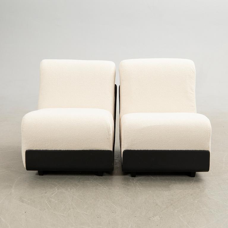 Armchairs, a pair, second half of the 20th century.