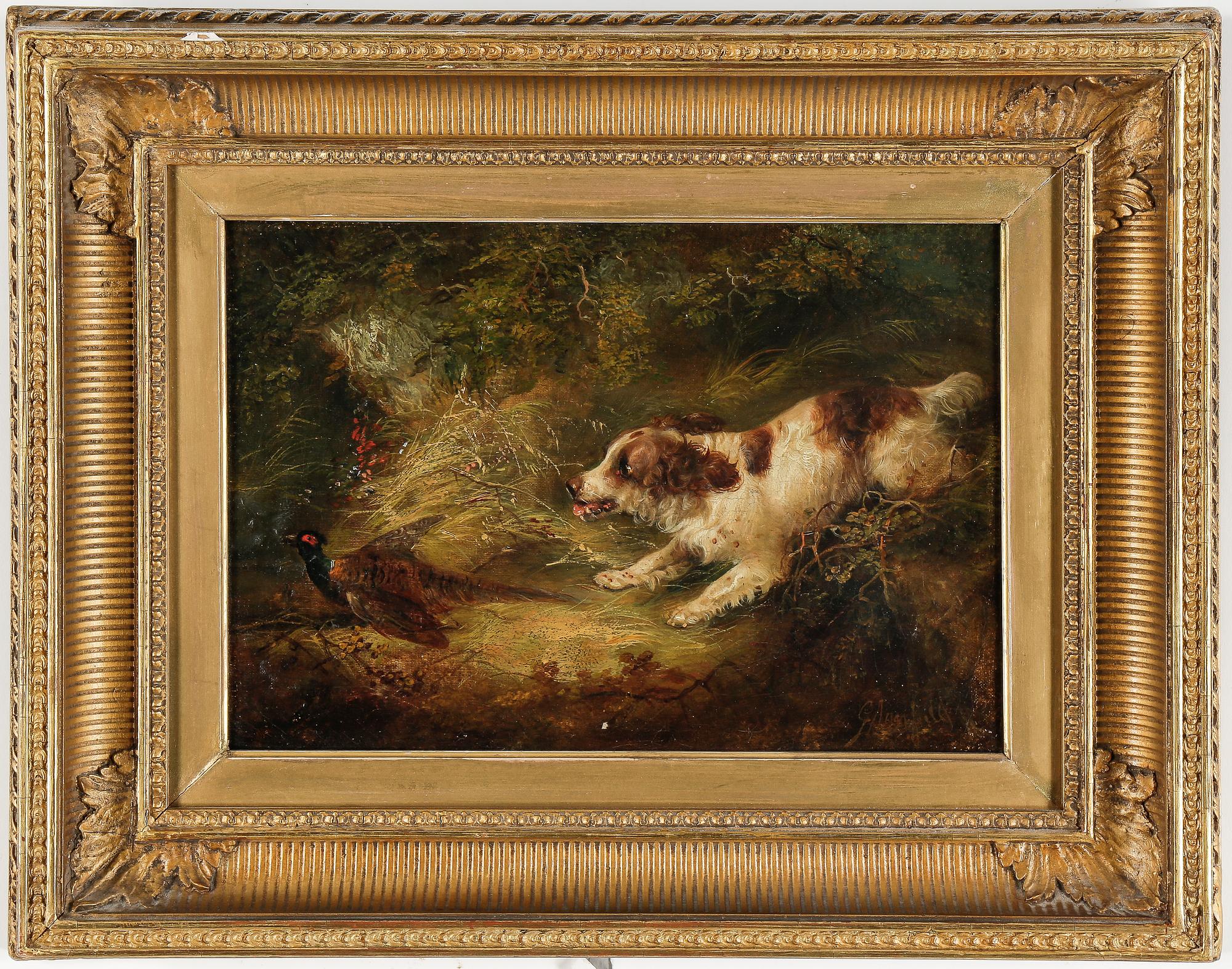 GEORGE ARMFIELD, olja på duk, signerad.