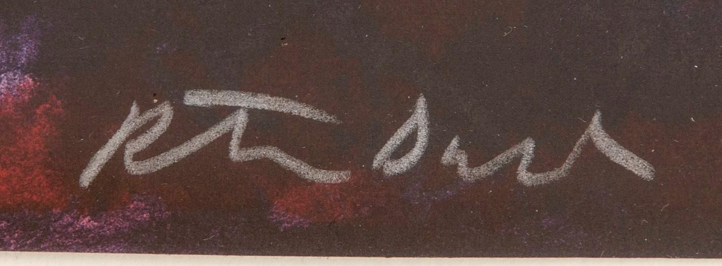 Peter Dahl, litografi signerad.