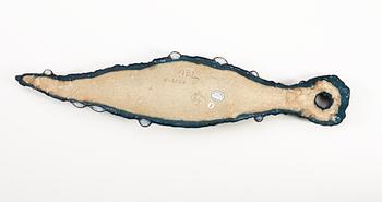 An Anders Bruno Liljefors sand cast sculpture, Gustavsberg studio 1950's.