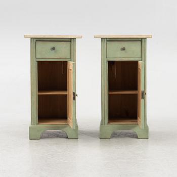 A pair of bedside tables, early 20th Century.