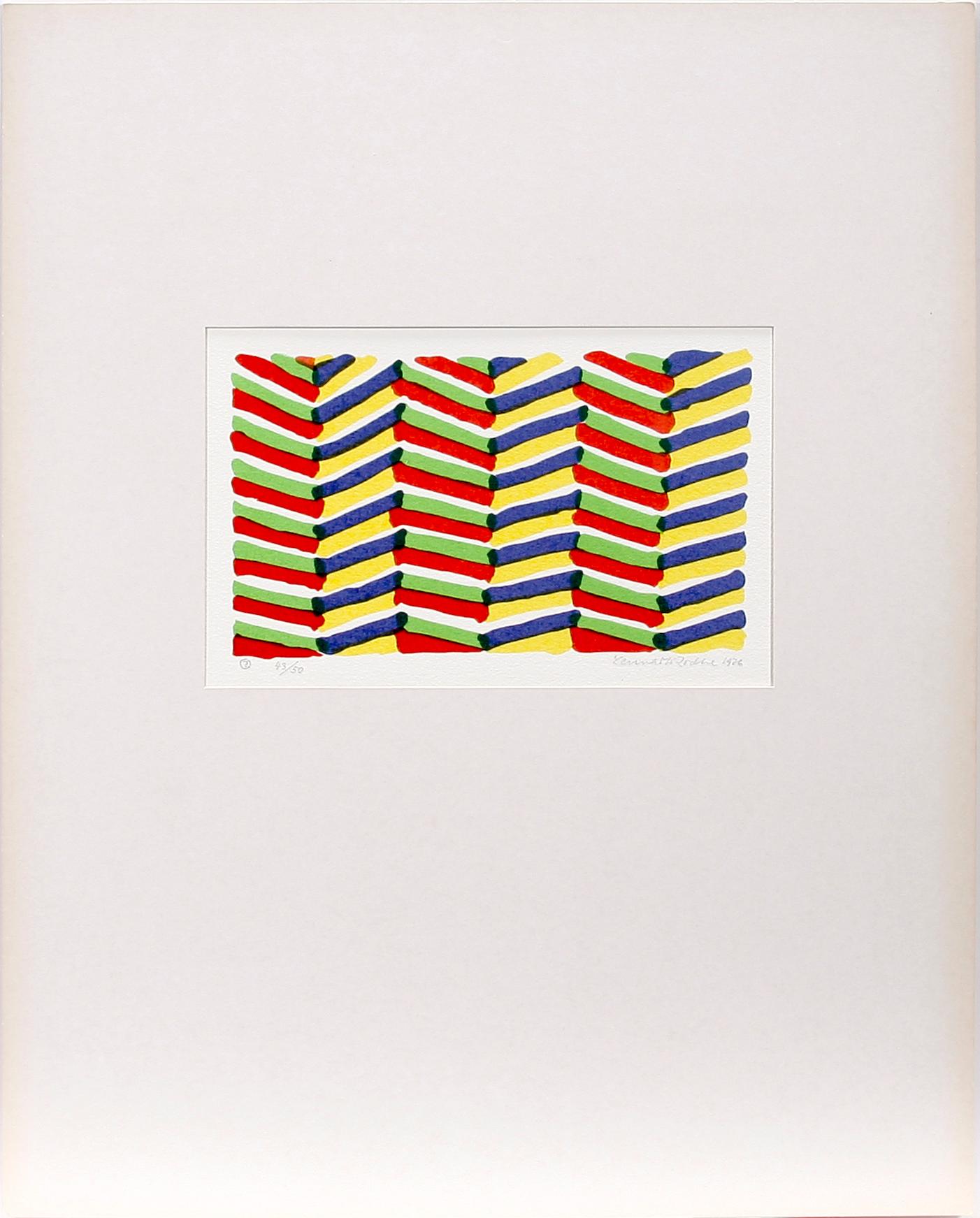 LENNART RODHE, färglitografi. Sign o dat 1976. Numr 43/50.