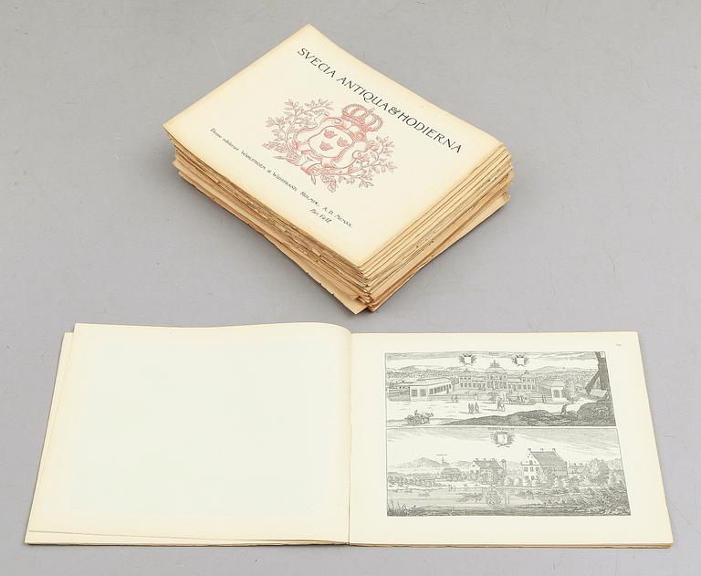 A Set of Eighteen "Svecia Antiqua et Hodierna" Booklets, Wahlstroem & Widstrand 1920.