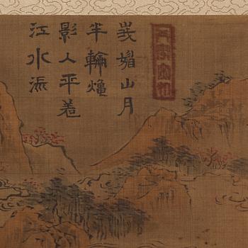 Two japanese hanging scrolls, 20th century.