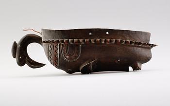 MASK, snidat trä, möjligen Senufo, Mali, Afrika.