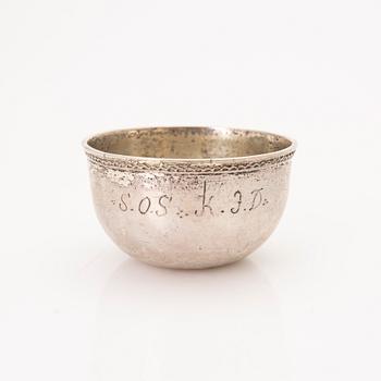 Tumbler, silver, Hans Stadius (active 1722–1735), Kristianstad.