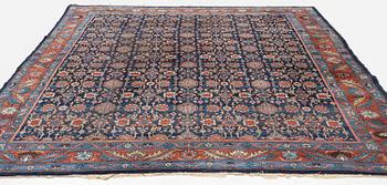 A semi-antique Bidjar carpet, Western Persia, c. 374 x 286 cm.