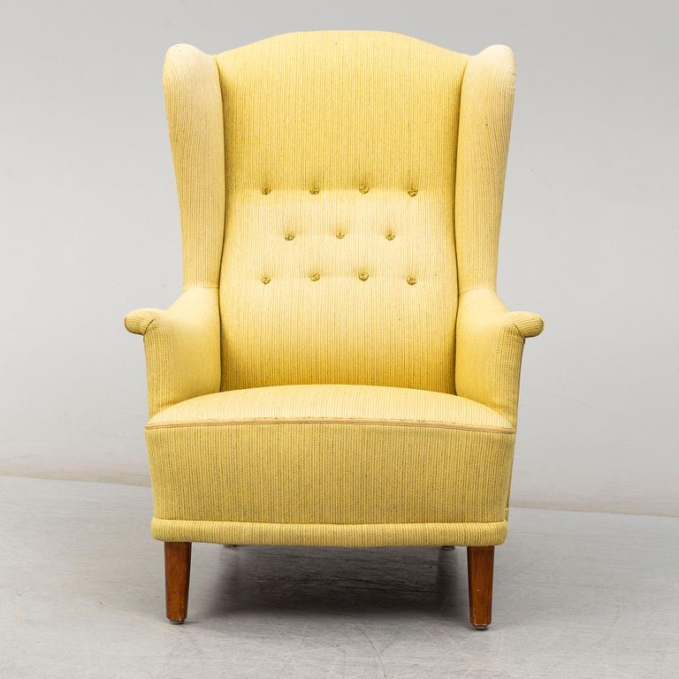 CARL MALMSTEN, an 'Åldermannen' wing chair.